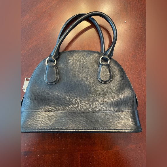 Vintage Coach Black Leather Handbag - Picture 3 of 10